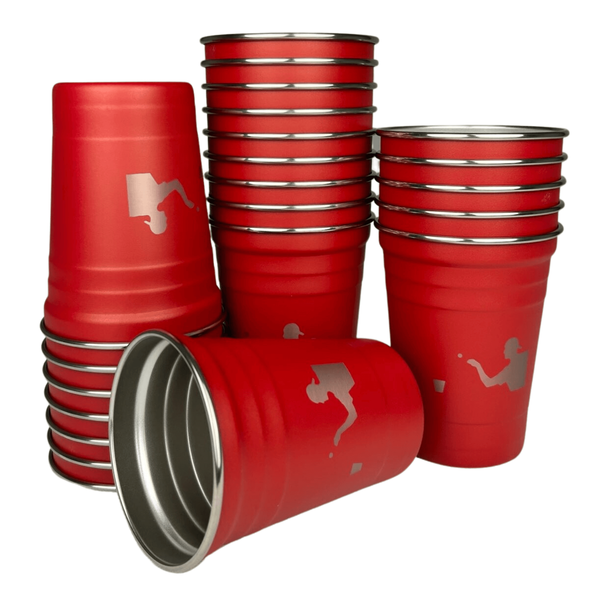 🔨 Beerpong Becher Metall - umweltfreundlich & robust