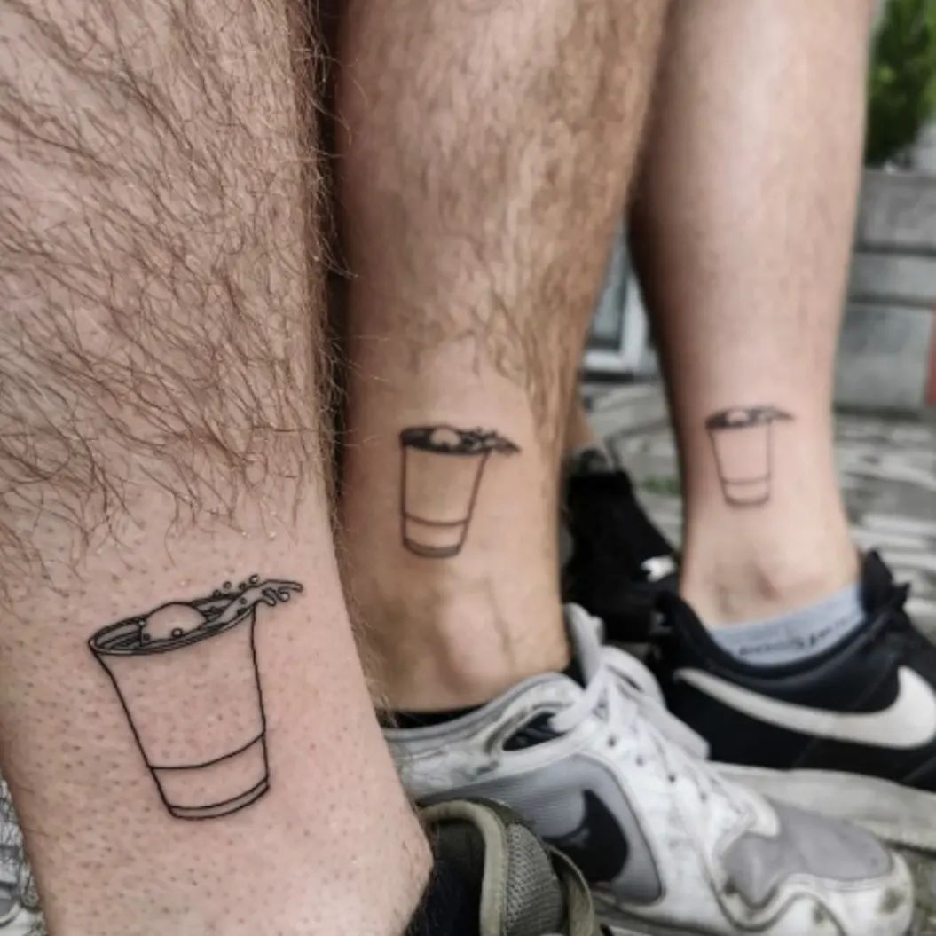 Beerpong Becher Tattoo