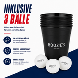 BOOZIE'S® Beer Pong Mehrwegbecher Set (22x inkl. 3 Bällen)