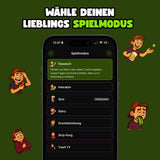 QR-Pong Mehrwegbecher Set (Grün/Schwarz)