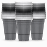 Beer Pong Becher Grau