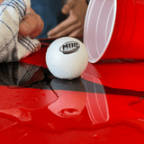 Beer Pong Tisch Set 'Turnier' inkl. 100 Bechern, 12 Bällen & Trinkspiel