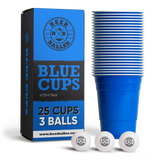 BeerBaller® Beer Pong Becher Set (25x inkl. 3 Bällen)