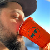 N+F Orange Beerpong Becher