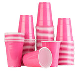 50 rosa Plastikbecher