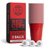 Beer Pong Becher Set Rot
