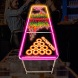 Beer Pong Tisch Set 'Space Lava' inkl. 100 Bechern, 12 Bällen & Trinkspiel