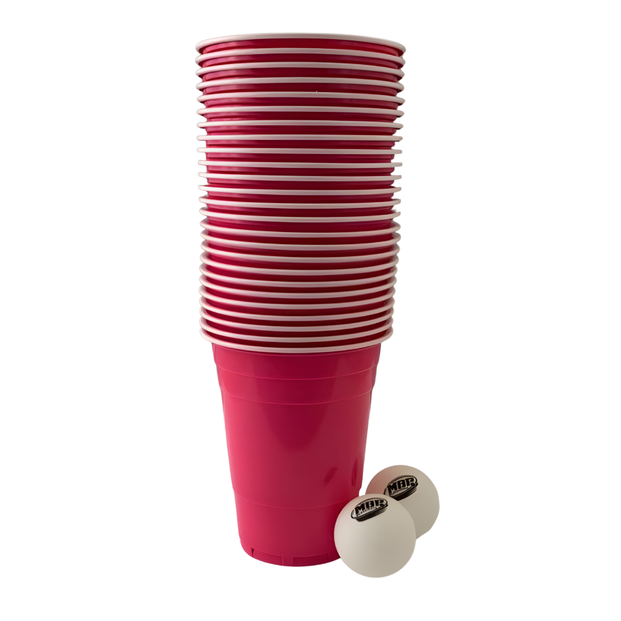 Beerpong Becherset (25+2 Bälle)