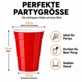 MYBEERPONG® Beer Pong Becher Set (25x & 3 Bälle)