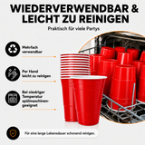 MYBEERPONG® Beer Pong Becher Set (25x & 3 Bälle)