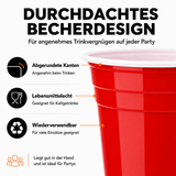MYBEERPONG® Beer Pong Becher Set (25x & 3 Bälle)