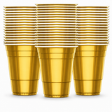 Beer Pong Becher Gold