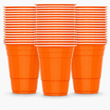 Beer Pong Becher Orange