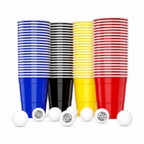 BeerBaller® Beer Pong Becher Set (100x inkl. 12 Bälle)