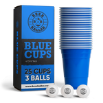 Beer Pong Becher Set Blau - BeerBaller
