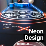 Beer Pong Tisch 'LED NEON' mit Löchern - BeerBaller