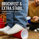 Beer Pong Mehrwegbecher Rot (20x)