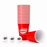 MYBEERPONG® Beer Pong Becher Set (25x & 3 Bälle)
