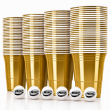 MYBEERPONG® Beer Pong Becher Set (100x inkl. 6 Bällen)