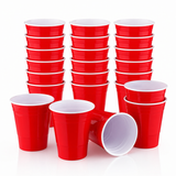 Beer Pong Mehrwegbecher Rot (20x)
