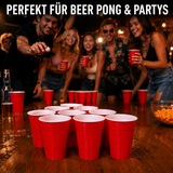 Beer Pong Mehrwegbecher Rot (20x)
