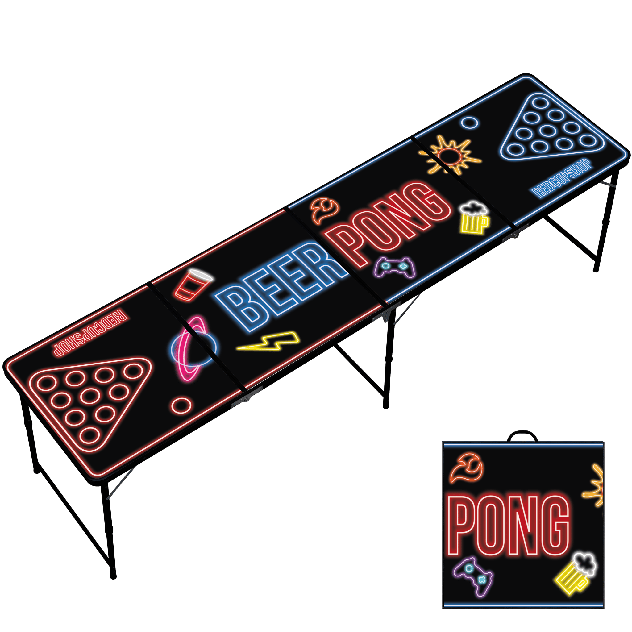 RedCupShop Beer Pong Tisch "LED"