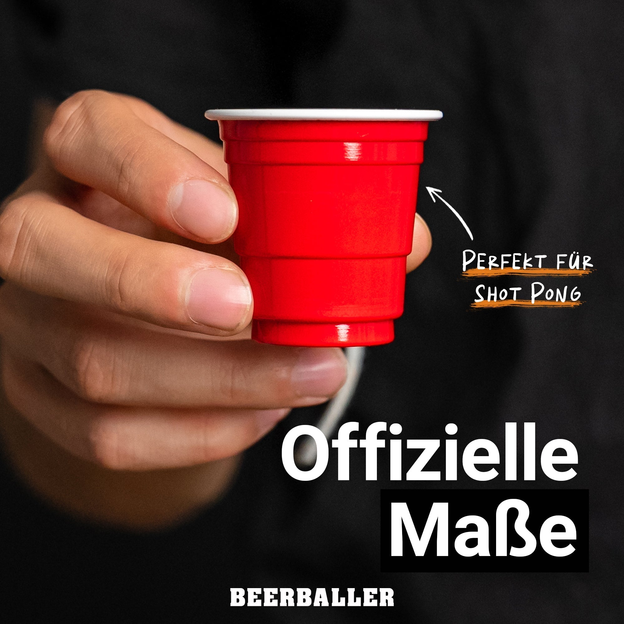 Shot Becher Rot - BeerBaller