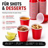 Shot Becher Rot