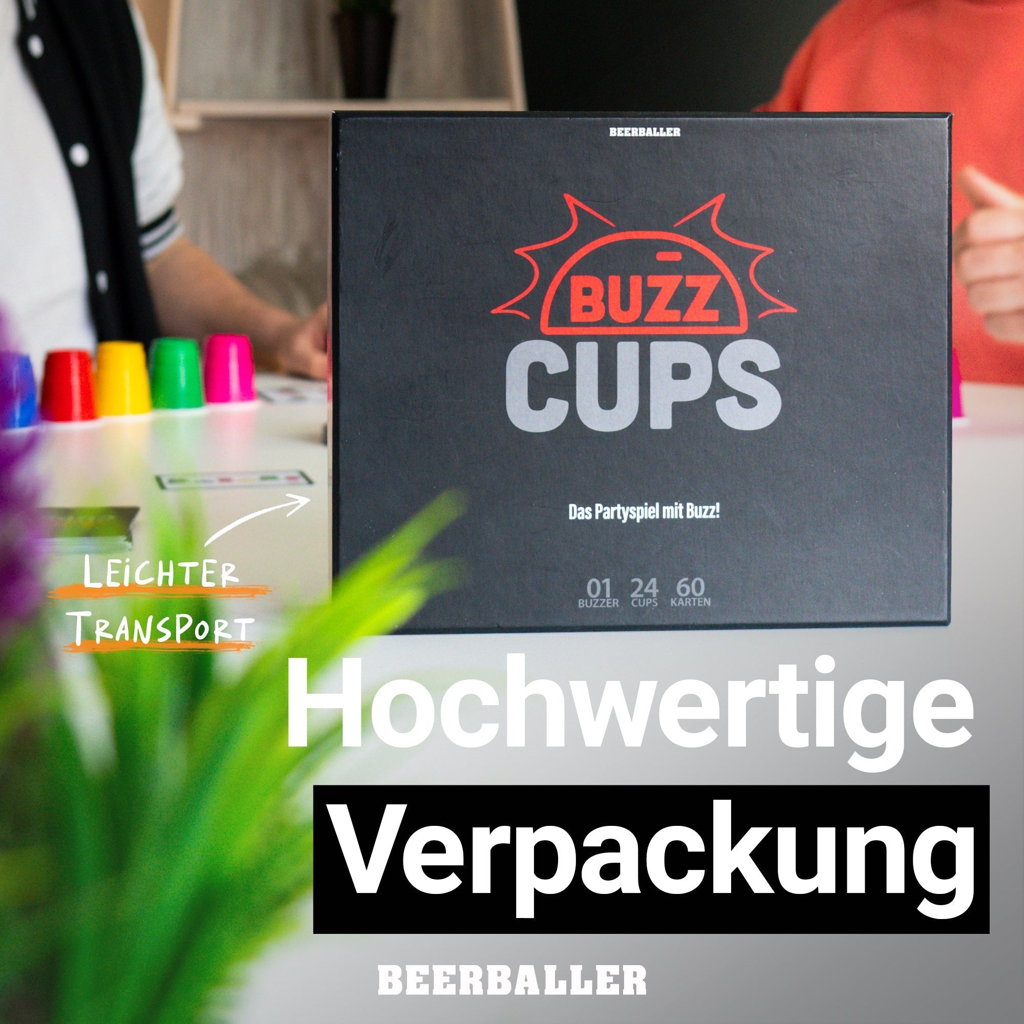 Trinkspiel 'Buzz Cups' - BeerBaller