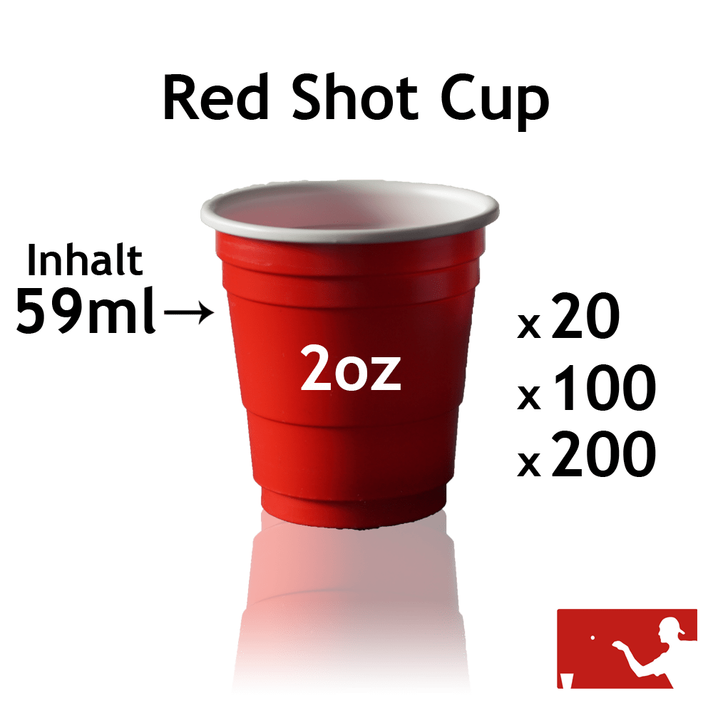 Roter Bierpong Shop Cup 2oz
